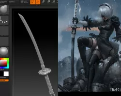 NIER AUTOMATA COSPLAY KATANA SWORD