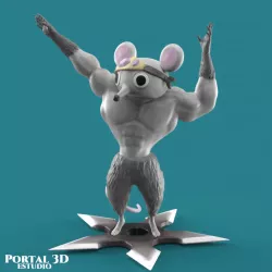 Ninju Mukimuki Nezumi/Muscle Mouse/ Kimetsu no Yaiba