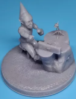 Old Bard in a Tavern Miniature (male Gnome)