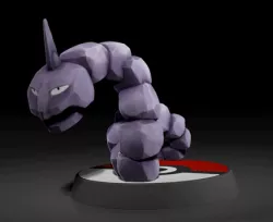 Onix - FAN ART - POKÉMON FIGURINE - 3D PRINT MODEL