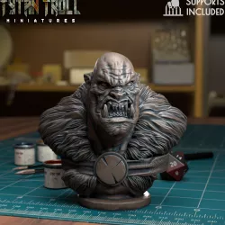 Orc Chief No Helmet - [Pre-Supported]