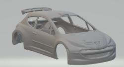 STL file Peugeot 106 rally grid 🚙・Template to download and 3D print・Cults