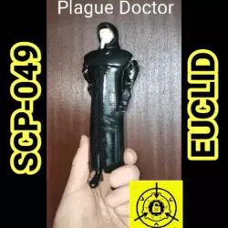 Plague doctor, toy, action figure, 3d model