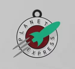 Planet Express keychain