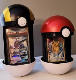 Pokeball Tin Card Display - One Touch / PSA Slab