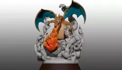 Pokemon Charizard Flamethrower