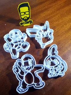Pokemon cookie cutters