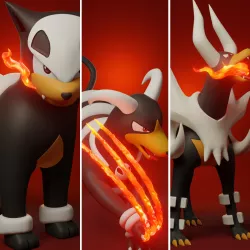 pokemon houndour evolution pack