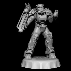 power armor with fatman