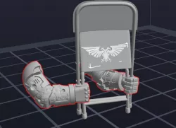 Power folding chairs
