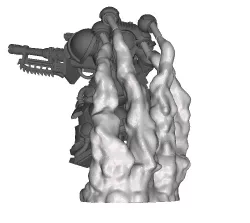 Primaris Suppressors Jump Pack Exhaust Smoke Stands