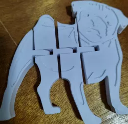 Pug dog flexible ball hinge