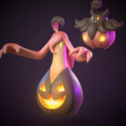 Pumpkaboo and Gourgeist pokemon
