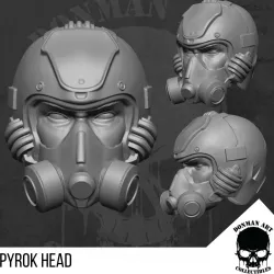Pyrok Head for action figures