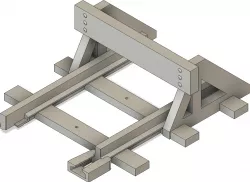 Railroad Bumper Train Track compatible w/ the Lionel Ready-to-Play Train Sets