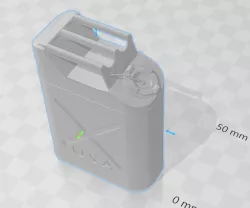 [RC Tank] US gas and water jerry cans for tank or jeep 1/6, 1/16 and 1/18