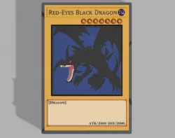 Red Eyes Black Dragon Card