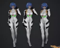 Rei Ayanami space elf figurine