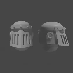 Rivet armor helmet