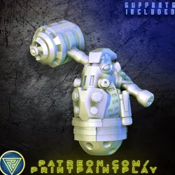 Rolling Alien Soldier