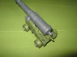 Russian iron naval cannon 8pdr 1786 1/12