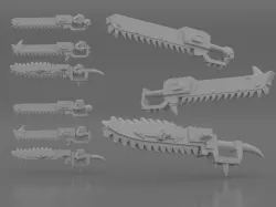 saw swords for chaotic space sailors