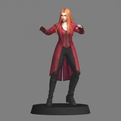 Scarlet Witch - Avengers Endgame low poly 3d print