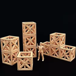 ScatterBlocks: Steel Framework
