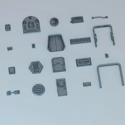 Sci-fi Greebles Pack 1