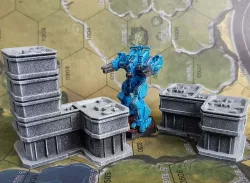 Sci-Fi Offices for 6mm / 1:285 scale gaming sample