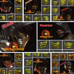 Scorpion masks PACK - 15PCS