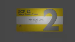 Scp key card level 2