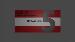 Scp key card level 5