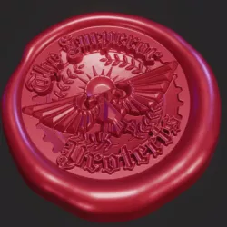 seals of purity Imperium аquilla with the text "The Emperor Protects Warhammer40K
