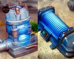 Set of 2 Plasma Generators Terrain wargame and RPG