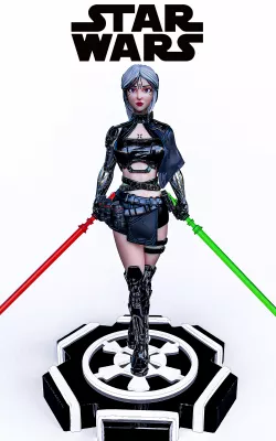 Sexy Ciber Gilr - star wars