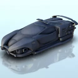 SF police flying car 9 - Vehicle tank SF Science-Fiction Sci-Fi Necromunda