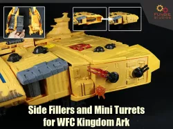 Side Fillers and Mini Turrets for Transformers WFC Kingdom Ark