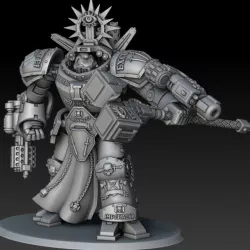 Silver Wardens Dread Walker Demon Slayer Knight (presupported)