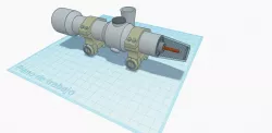 Single point Scope: RT-97C, DH-17, EC-17, A280, DLT-20A Blasters