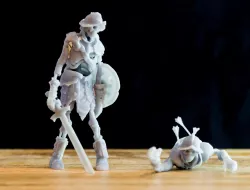 Skeleton Knight - DnD Monster - 2 Poses 3D print model