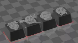 Skull Keycap Set | Death Pirates Keycap Set