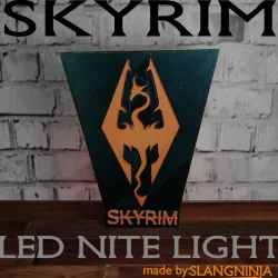 Skyrim l.e.d. desk lamp