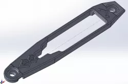 Slim M-LOK MOUNT FOR O-LIGHT ODIN MINI FLASHLIGHT SWITCH