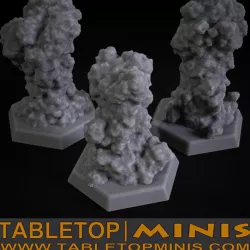 Smoke Token for Battletech