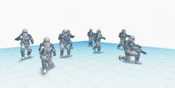 Snowtrooper Battle poses; Pack 1