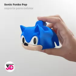 Sonic funko cell phone stand