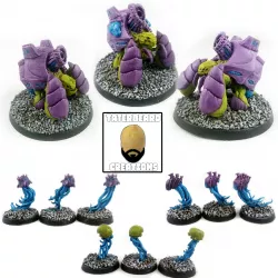 Space Arthropod Mortar Tortoise Squad With Floaty-Bombs