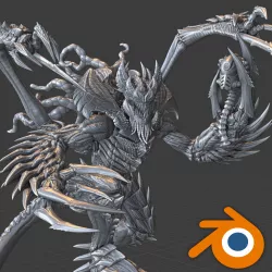 SPACE BUG OF DEATH THE CARNATHEMA BLENDER FILE