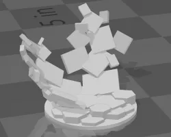 Space Clown Generic Character Base Topper